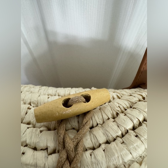 INC International Concepts Rilie Woven Circle Top-Handle Bag - Picture 8 of 13